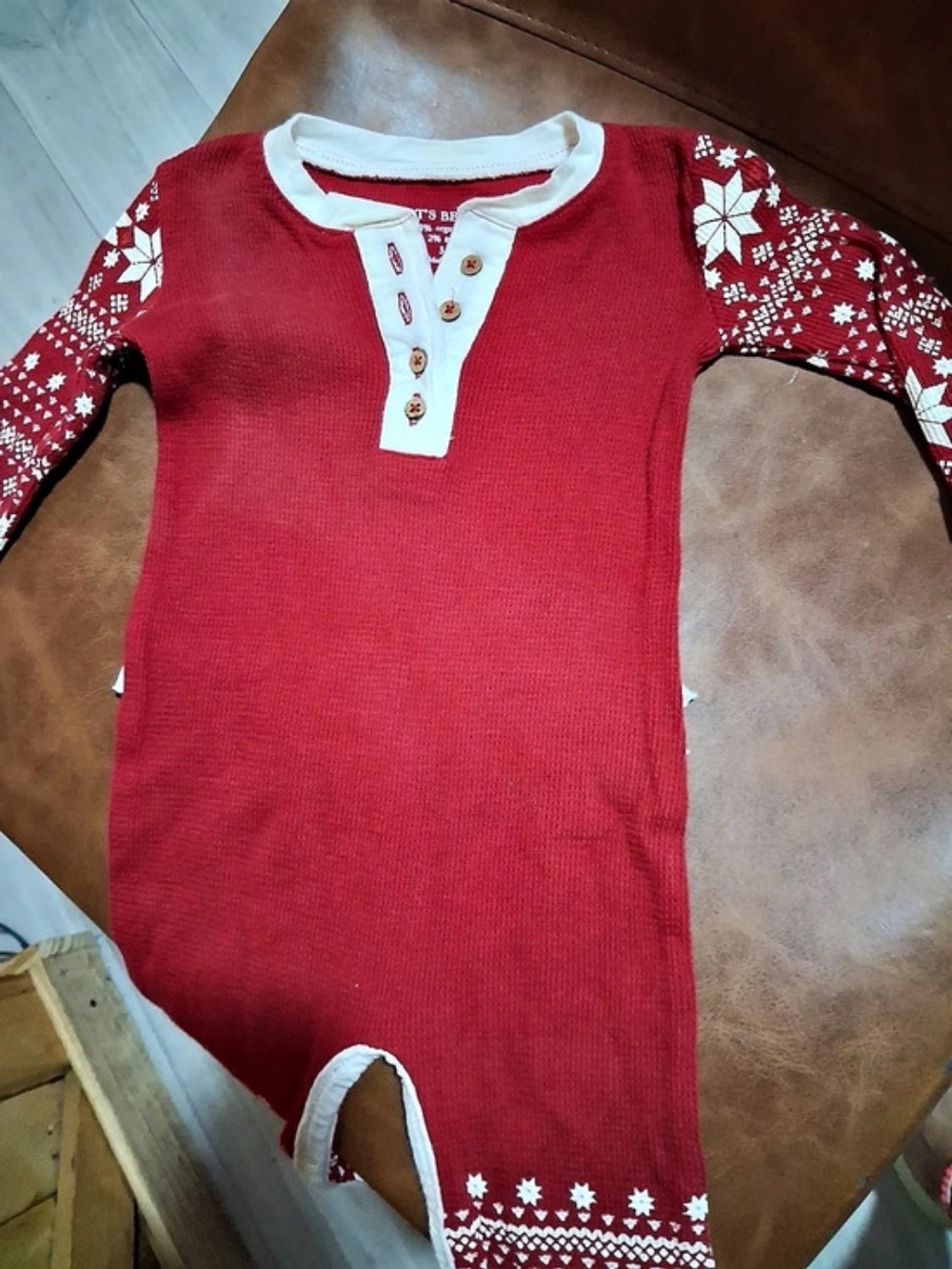 Burt's Bees Baby Organic Cotton Fair Isle Ruffle Butt One-Piece Romper Footie